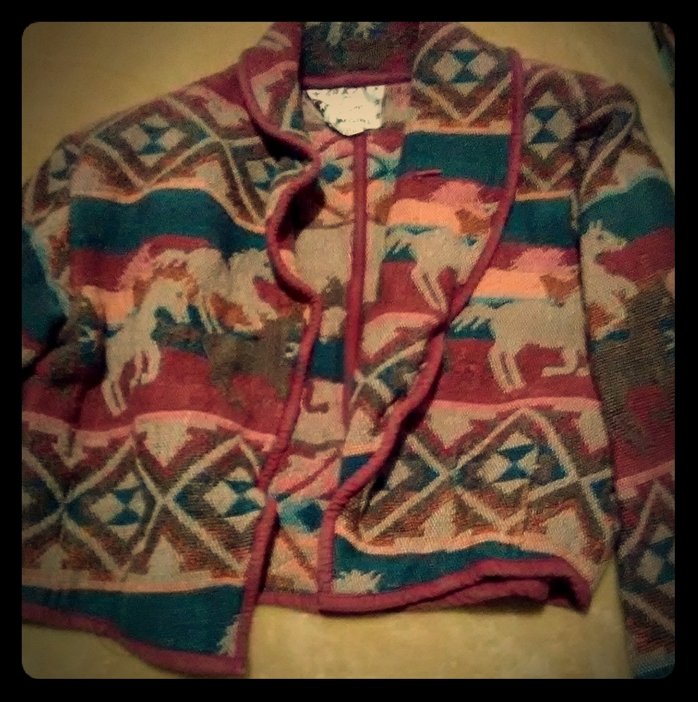 Vintage Crazy Girl Cowboy Jacket